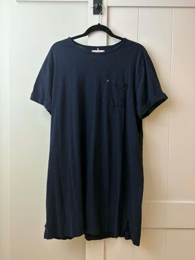 Tommy Hilfiger Navy Short Sleeve Pocket Tee